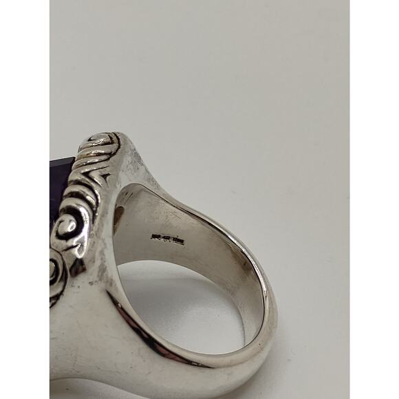 Vintage Amethyst Ring size 10 - Picture 2 of 4